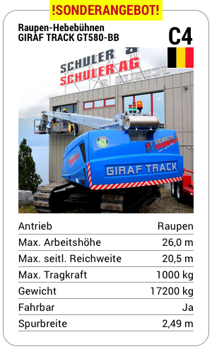 schuler schuler ag giraf track raupenkran mobilkran